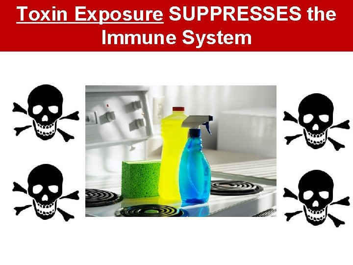 Toxin Exposure SUPPRESSES the Immune System 