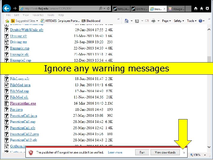 Ignore any warning messages 61 Copyright 2017 by Janson Industries 