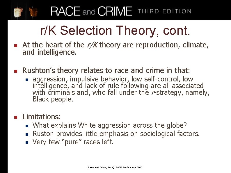 r/K Selection Theory, cont. n At the heart of the r/K theory are reproduction,