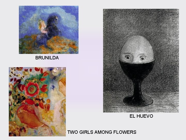BRUNILDA EL HUEVO TWO GIRLS AMONG FLOWERS 