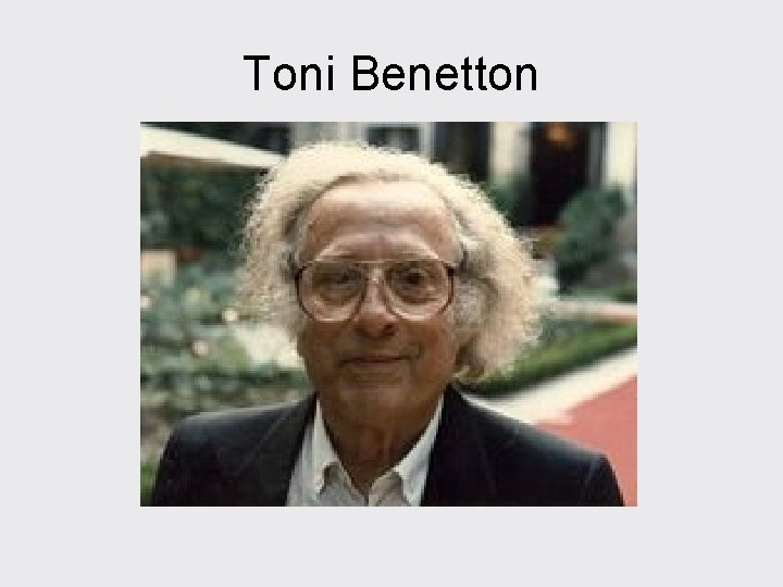 Toni Benetton 