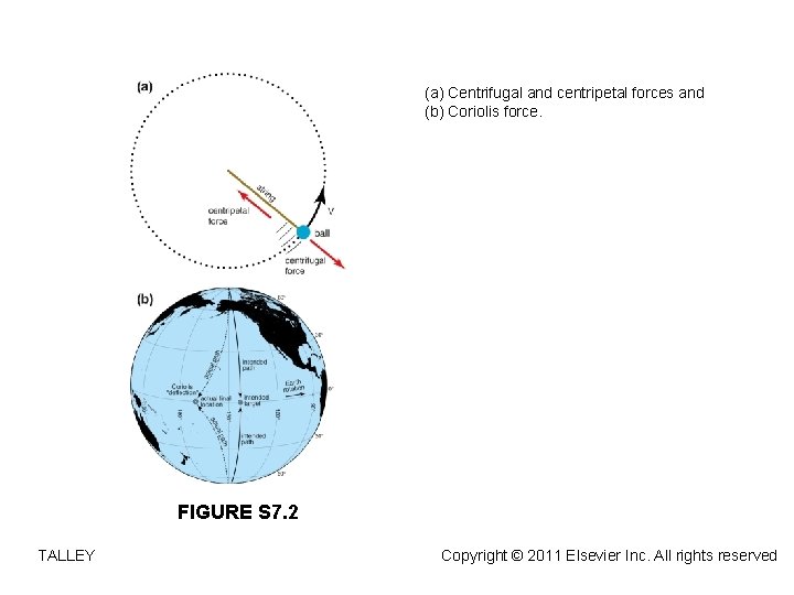 (a) Centrifugal and centripetal forces and (b) Coriolis force. FIGURE S 7. 2 TALLEY