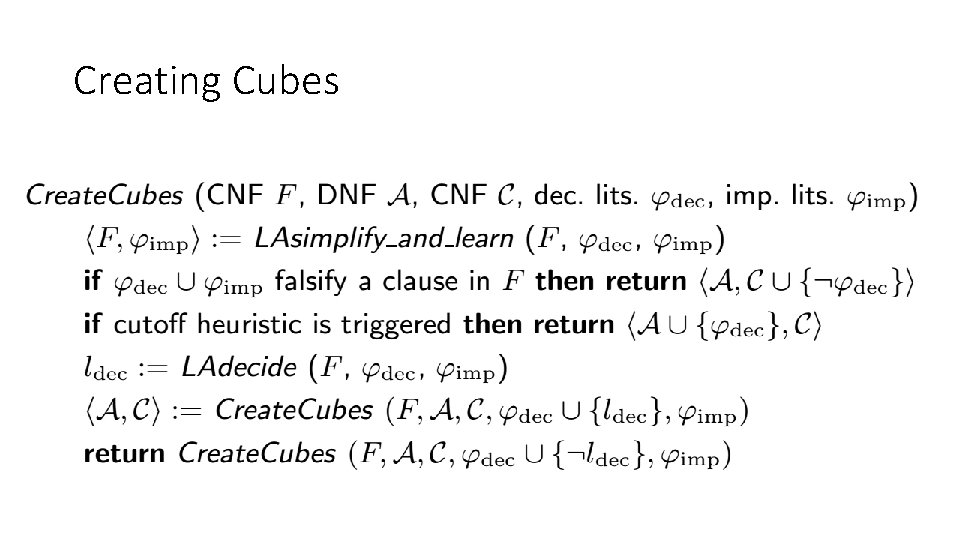 Creating Cubes Creating Cubes