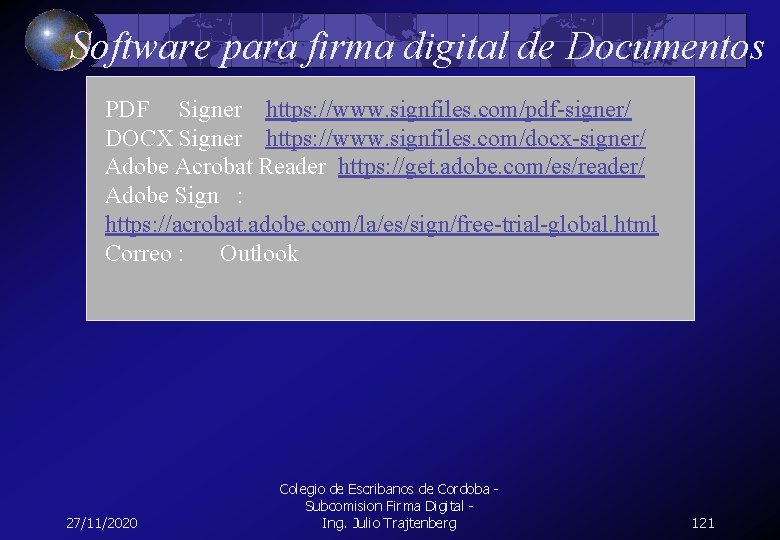 Software para firma digital de Documentos PDF Signer https: //www. signfiles. com/pdf-signer/ DOCX Signer