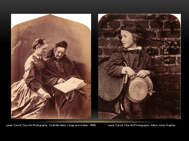 Lewis Carroll. Fine Art Photography. Charlotte Mary Yonge and mother. 1866. Lewis Carroll. Fine