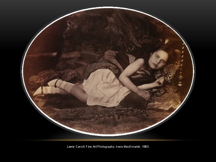 Lewis Carroll. Fine Art Photography. Irene Mac. Donalds. 1863. 