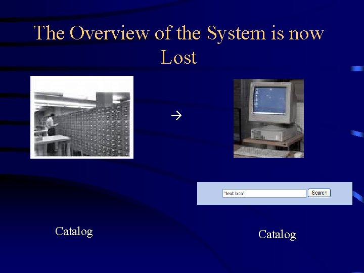 The Overview of the System is now Lost Catalog The Overview of the System is now Lost Catalog