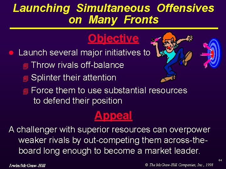 Launching Simultaneous Offensives on Many Fronts Objective l Launch several major initiatives to 4 Launching Simultaneous Offensives on Many Fronts Objective l Launch several major initiatives to 4