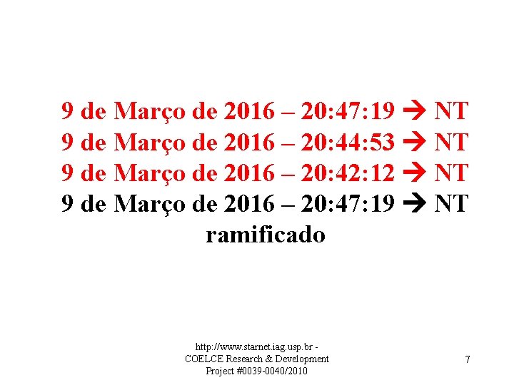 9 de Março de 2016 – 20: 47: 19 NT 9 de Março de