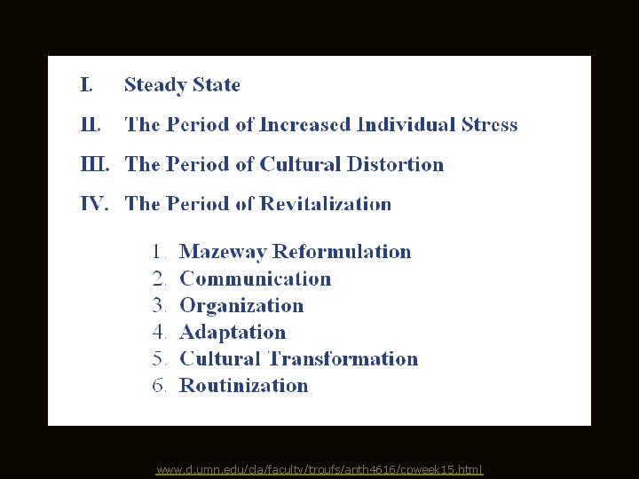 www. d. umn. edu/cla/faculty/troufs/anth 4616/cpweek 15. html 
