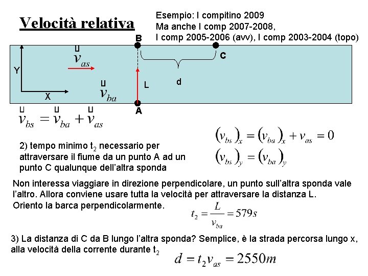 Esempio: I compitino 2009 Ma anche I comp 2007 -2008, I comp 2005 -2006