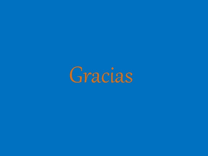 Gracias 