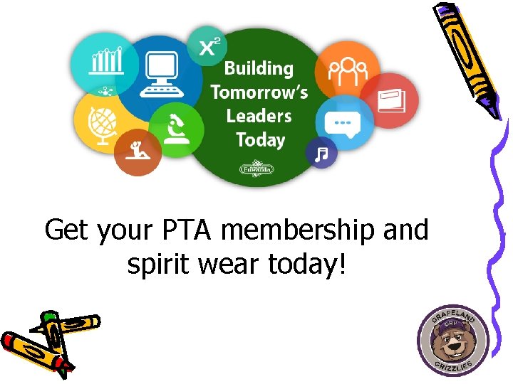 Get your PTA membership and spirit wear today! Get your PTA membership and spirit wear today!