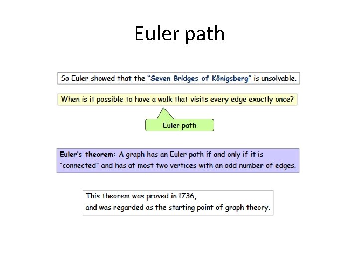 Euler path 