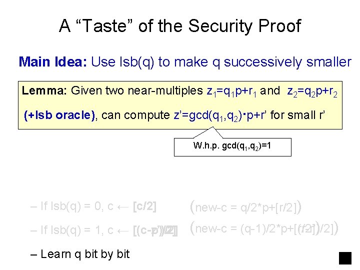 Fully Homomorphic Encryption From The Integers Marten Van