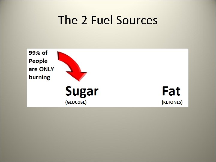 The 2 Fuel Sources 