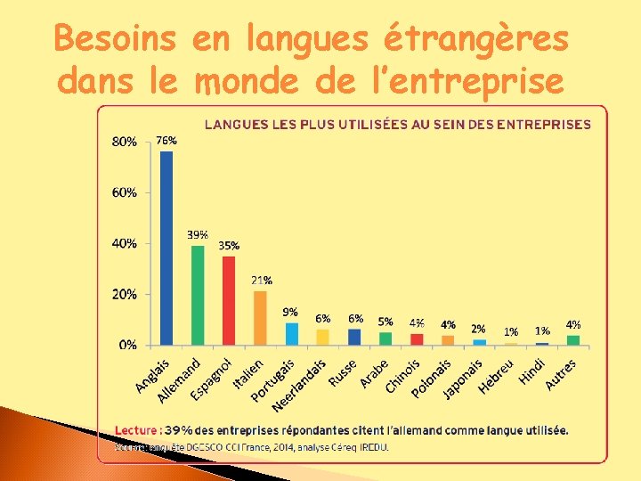 Besoins en langues étrangères dans le monde de l’entreprise 
