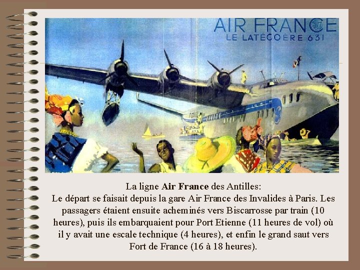 La ligne Air France des Antilles: Le départ se faisait depuis la gare Air