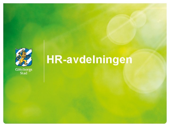 HR-avdelningen 