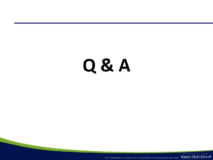Q&A Q&A