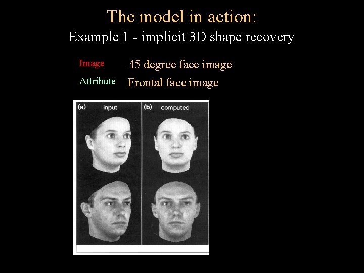 The model in action: Example 1 - implicit 3 D shape recovery Image 45