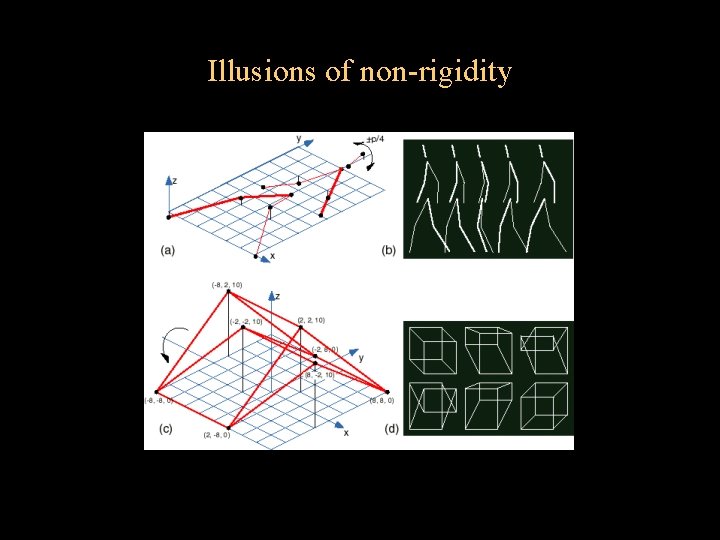 Illusions of non-rigidity 