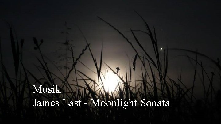 Musik James Last - Moonlight Sonata Musik James Last - Moonlight Sonata