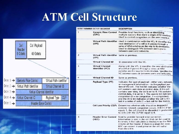 ATM Cell Structure 