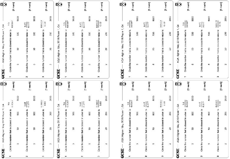 Gcse Approximation Numbers Question Work Sheet.pdf Approximating Calculations Higher GCSE Questions AQA These questions