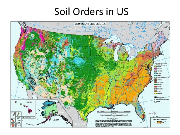 Soil Orders in US 