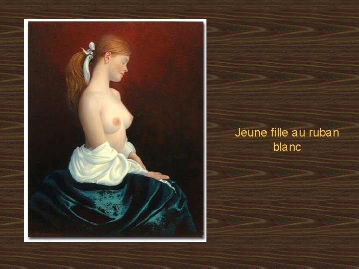 Jeune fille au ruban blanc 