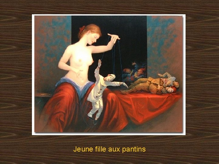 Jeune fille aux pantins 