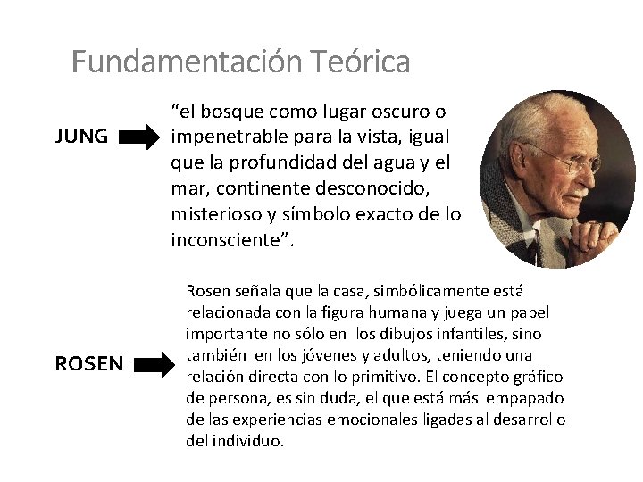 Fundamentación Teórica JUNG ROSEN “el bosque como lugar oscuro o impenetrable para la vista,