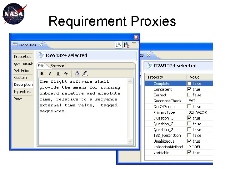 Requirement Proxies 