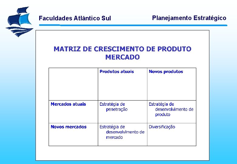 Faculdades Atlântico Sul Planejamento Estratégico 