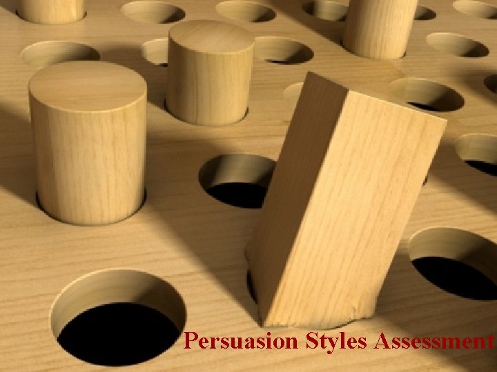 Persuasion Styles Assessment 