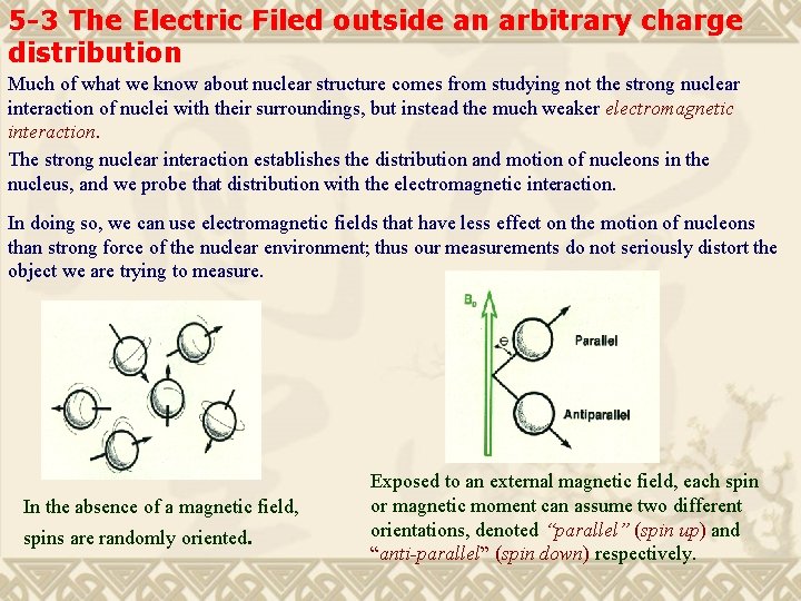 5 -3 The Electric Filed outside an arbitrary charge distribution Much of what we