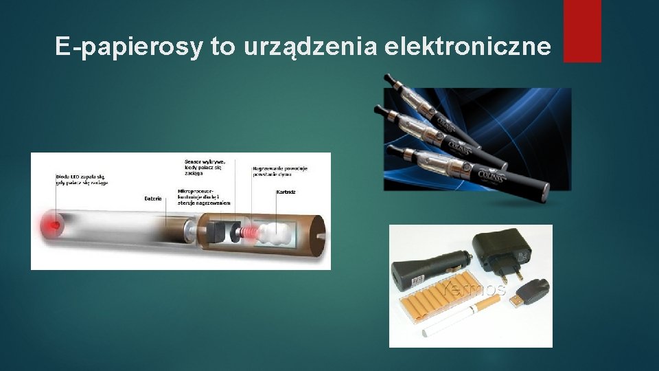 E-papierosy to urządzenia elektroniczne 