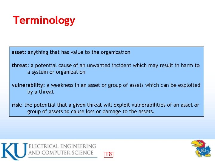 Terminology 18 