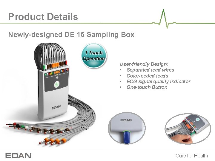 Product Details Newly-designed DE 15 Sampling Box User-friendly Design: • Separated lead wires • Product Details Newly-designed DE 15 Sampling Box User-friendly Design: • Separated lead wires •