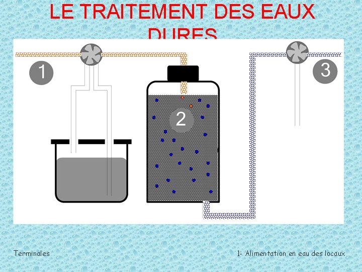 LE TRAITEMENT DES EAUX DURES Terminales 1 - Alimentation en eau des locaux 