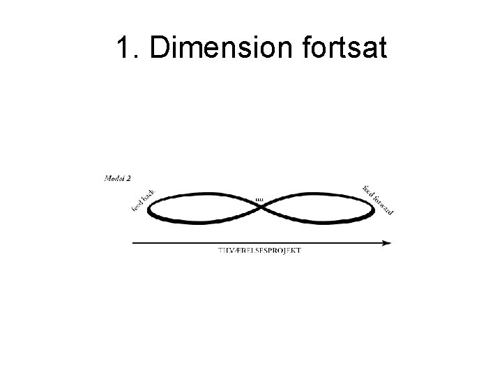 1. Dimension fortsat 