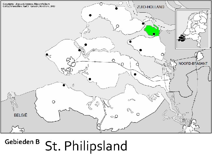 Gebieden B St. Philipsland 