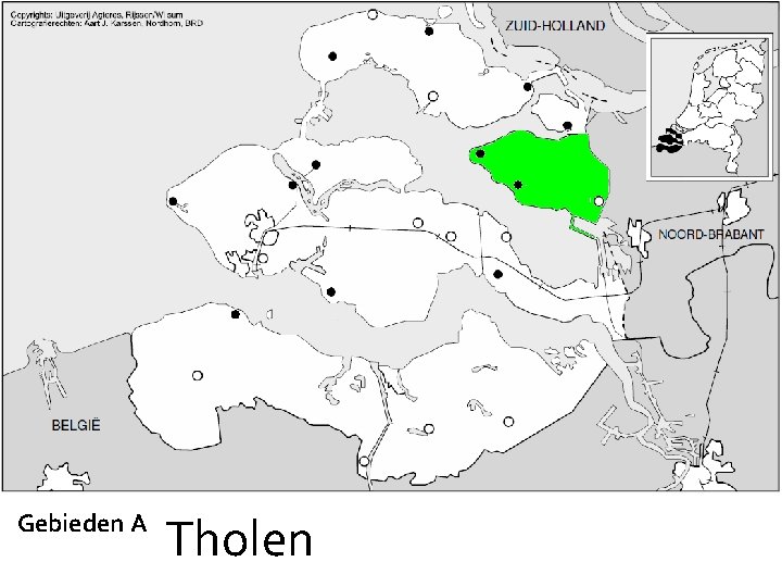 Gebieden A Tholen 