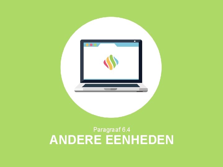 Paragraaf 6. 4 ANDERE EENHEDEN 