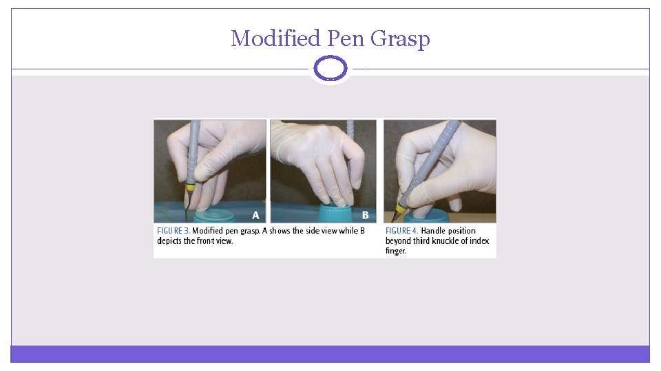 Modified Pen Grasp 