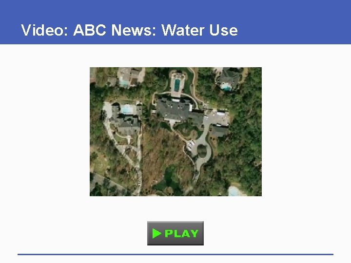 Video: ABC News: Water Use 