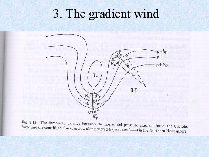 3. The gradient wind 