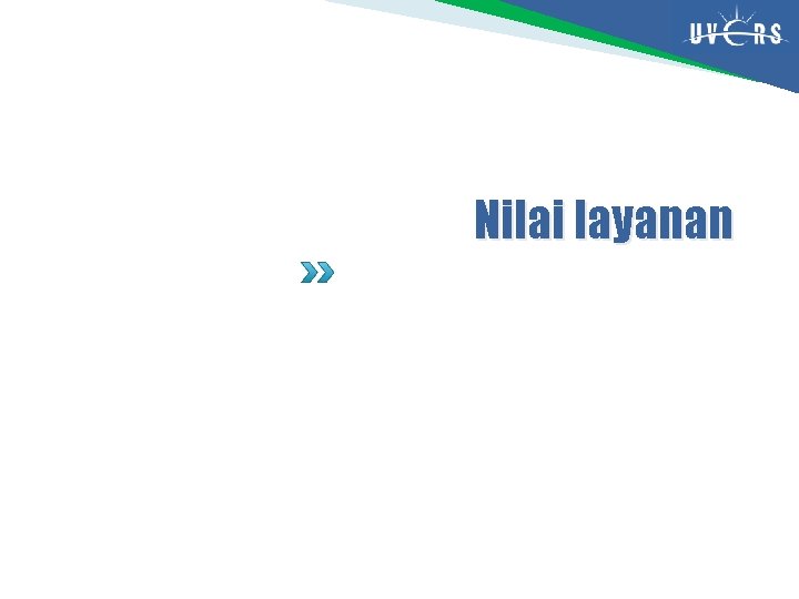 Nilai layanan 