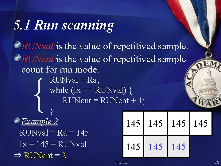 5. 1 Run scanning RUNval is the value of repetitived sample. RUNcnt is the 5. 1 Run scanning RUNval is the value of repetitived sample. RUNcnt is the